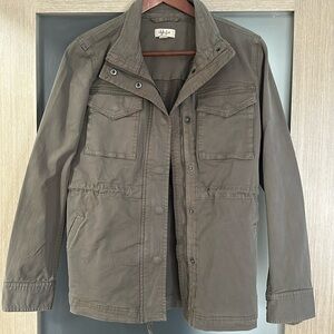 Olive cargo jacket